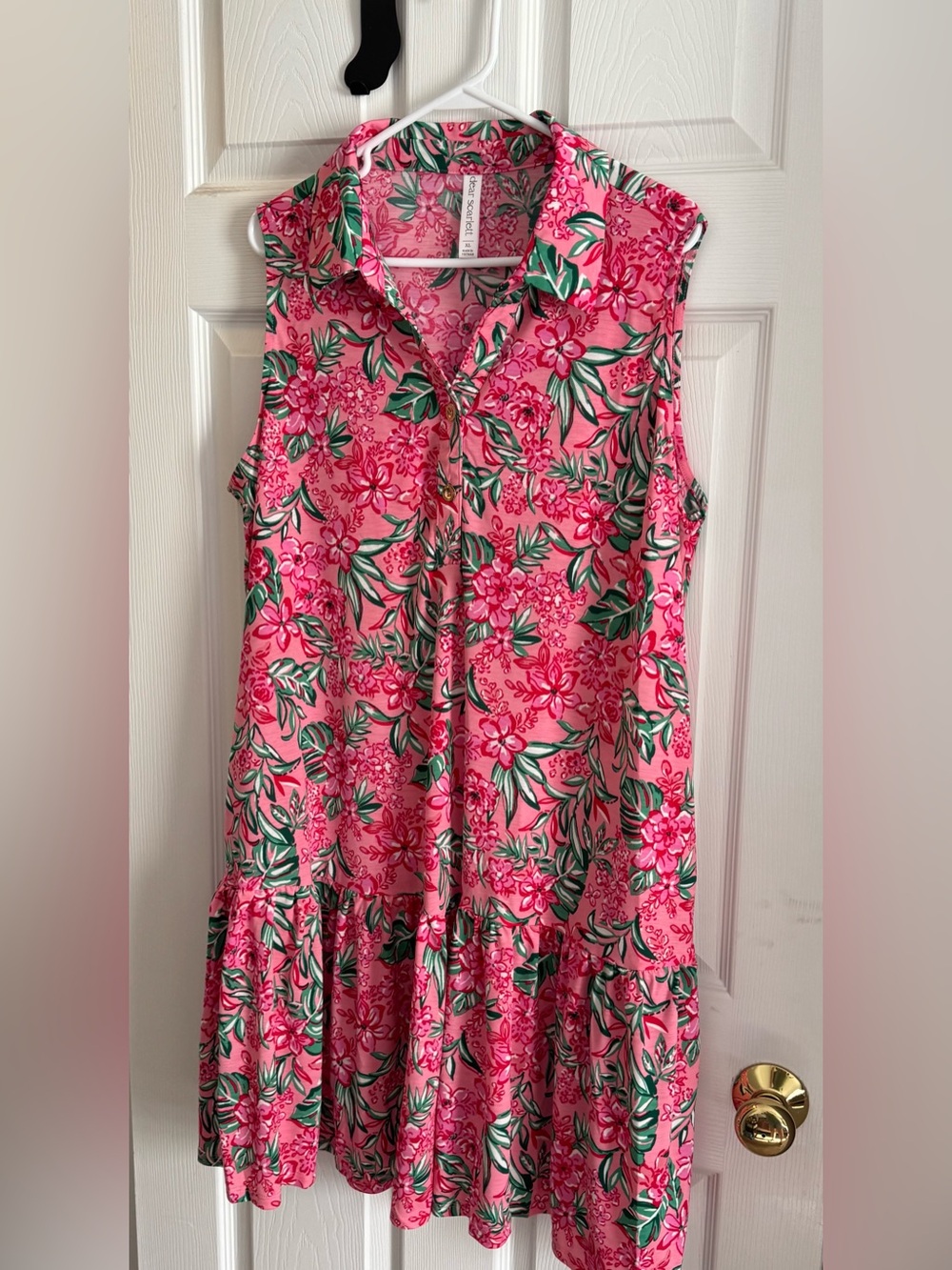 Dear Scarlett Sleeveless Printed Dress - Picture 4 of 5